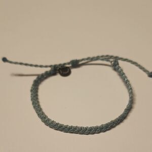 Pura Vida Light Blue Braided Bracelet